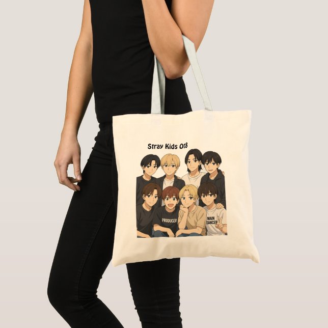 Tote Bag Graphiques d'anime Stray Kids  (Devant (produit))