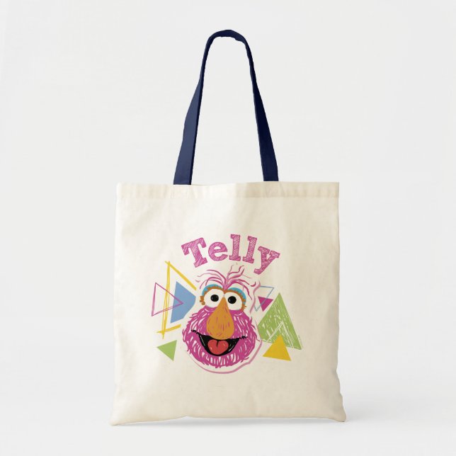 Tote Bag Graphisme amusant de Telly Monster (Devant)