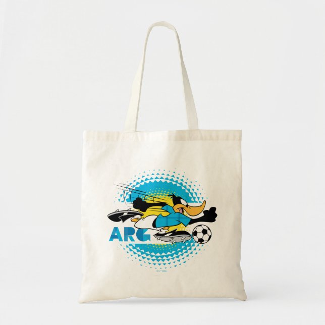 Tote Bag Graphisme de l'équipe d'Argentine de football avec (Devant)