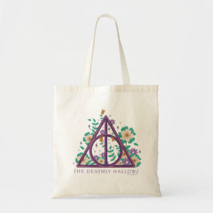 Tote Bag Graphisme des hirondelles mortes florales