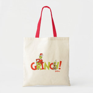 Tote Bag Graphisme du logo du personnage Grinch !