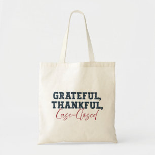 Tote Bag Grateful Merci Coque fermé - Avocat Thanksgiving