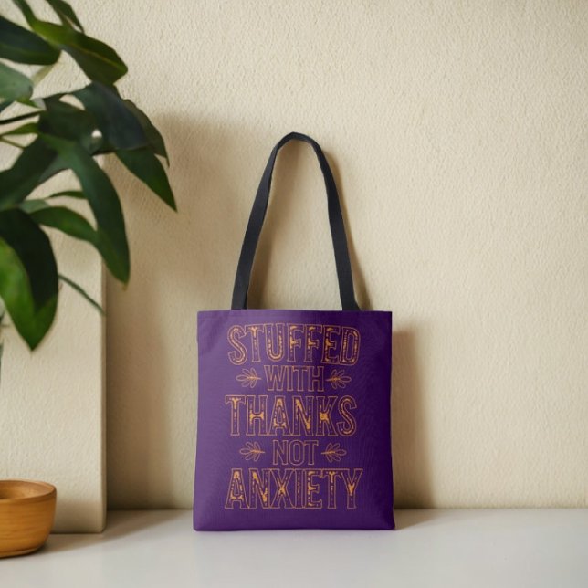 Tote Bag Gratitude de Thanksgiving drôle (Créateur téléchargé)