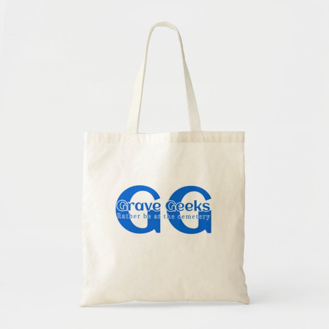 Tote Bag Grave Geeks Fourre-tout Bleu (Devant)