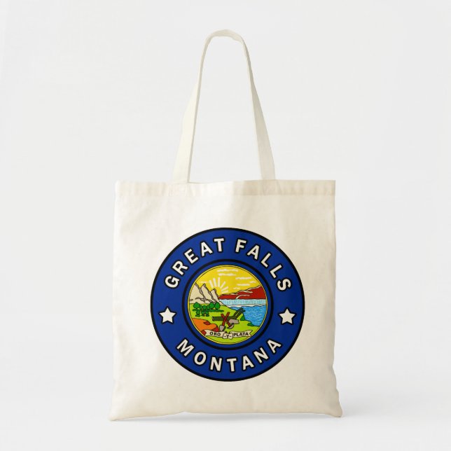 Tote Bag Great Falls Montana (Devant)