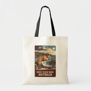 Tote Bag Great Ocean Road Australie Illustration Art Voyage