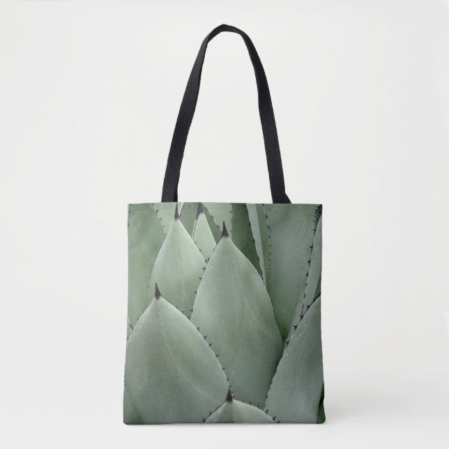 Tote Bag Green cactus (Devant)