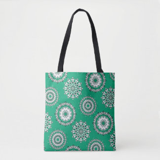 Tote Bag Green Mandalas Fourre-tout