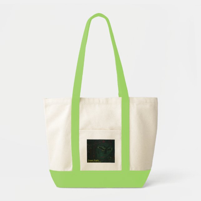 Tote Bag green rasta (Devant)