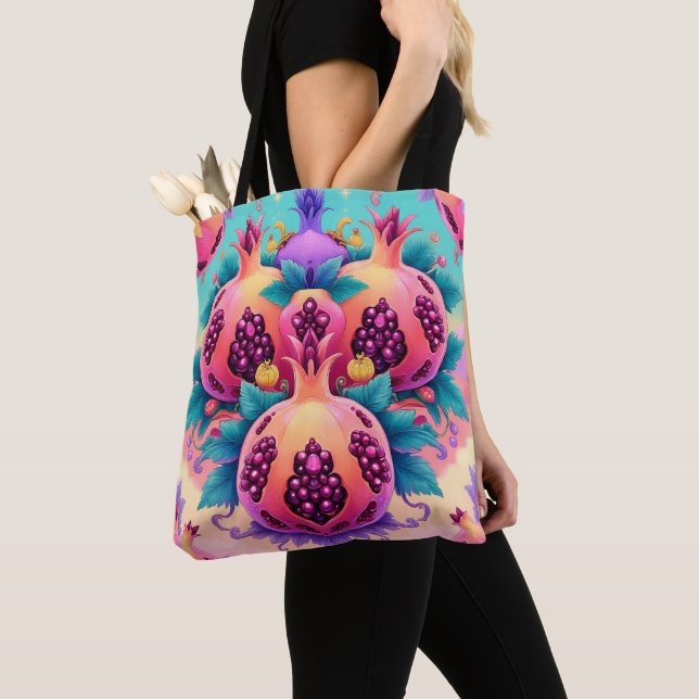 Tote Bag Grenade colorée (De près)