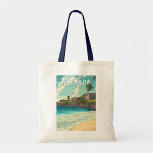 Tote Bag Grenade Illustration Voyage Art Vintage