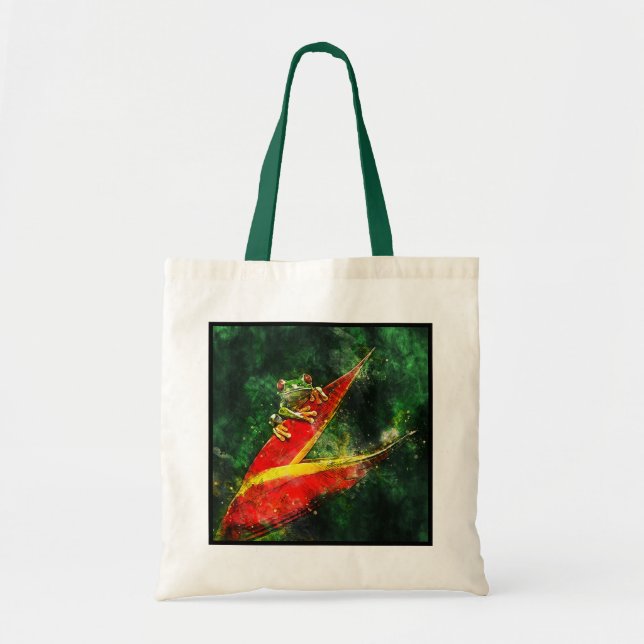 Tote Bag Grenouille à arbre rouge du Costa Rica (Devant)