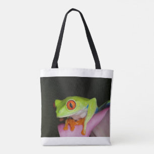 Tote Bag Grenouille aux yeux rouges