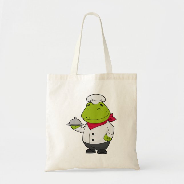 Tote Bag Grenouille comme cuire avec Plateau (Devant)