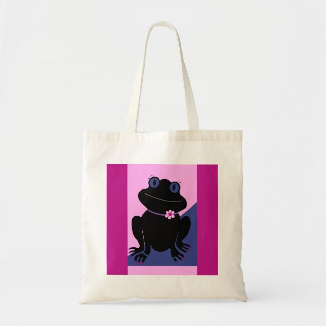 Tote Bag Grenouille de la paix (Devant)
