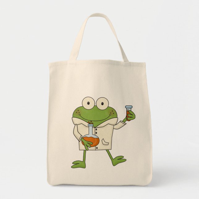 Tote Bag Grenouille de laboratoire (Devant)