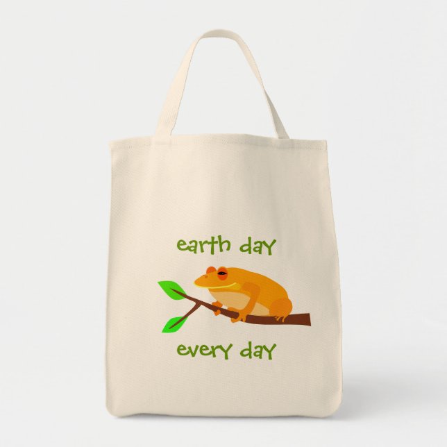 Tote Bag Grenouille de l'environnement (Devant)