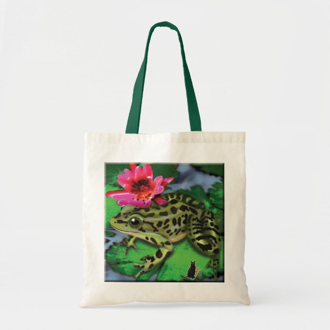 Tote Bag Grenouille de léopard (Devant)