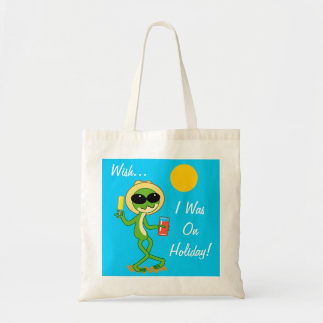 Tote Bag Grenouille de vacances (Devant)