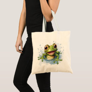 Tote Bag Grenouille drôle