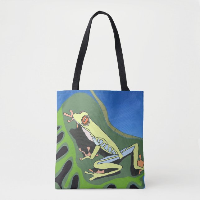 Tote Bag Grenouille Escalade (Devant)
