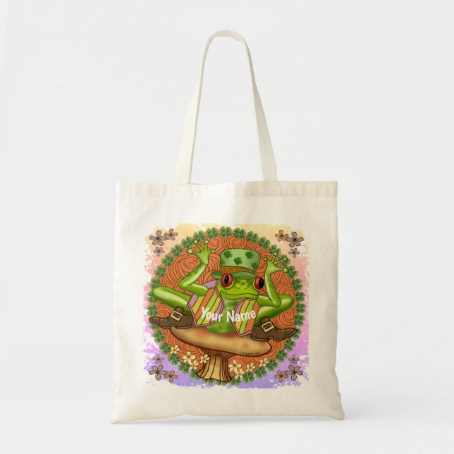 Tote Bag Grenouille irlandaise (Devant)