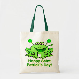 Tote Bag Grenouille irlandaise mignonne du jour de Patrick