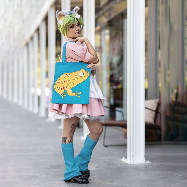 Tote Bag Grenouille jaune (Créateur téléchargé)