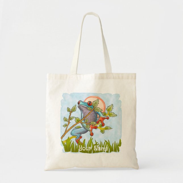 Tote Bag Grenouille qui se cache (Devant)