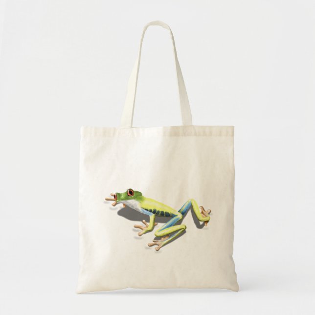 Tote Bag Grenouille rouge (Devant)