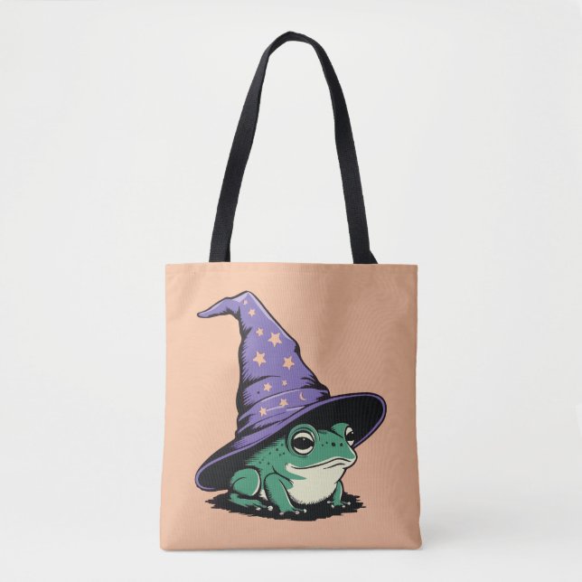 Tote Bag grenouille sorcière (Devant)
