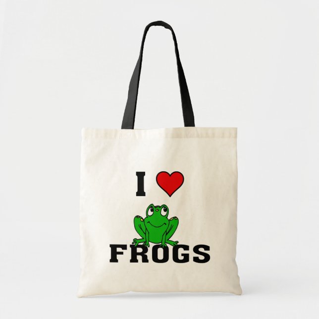 Tote Bag Grenouilles cardiaques (Devant)