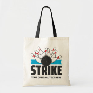 Tote Bag Grève de bol de texte personnalisé