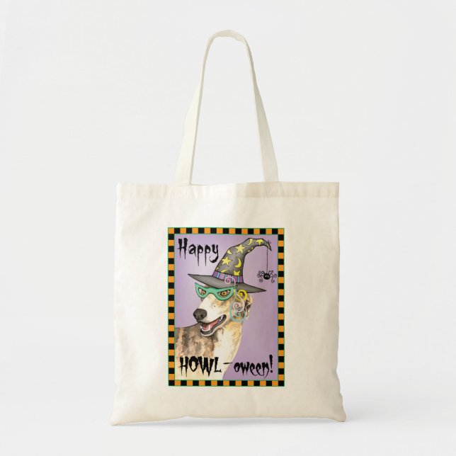 Tote Bag Greyhound Witch (Devant)