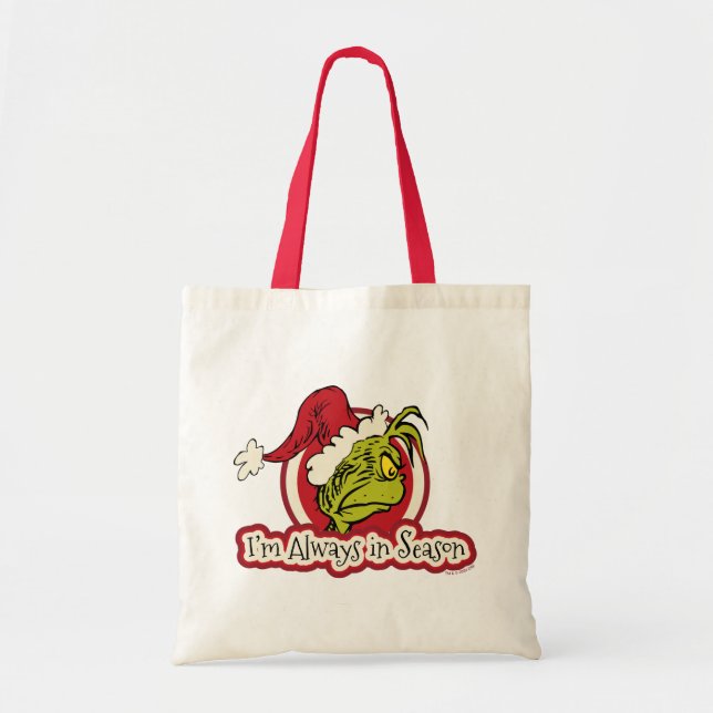 Tote Bag Grille | Je suis toujours en saison (Devant)