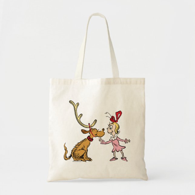 Tote Bag Grille | Max & Cindy Lou Qui (Devant)