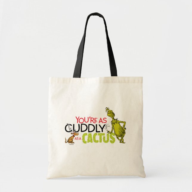 Tote Bag Grille | Vous êtes aussi mou qu'un Cactus Cote (Devant)