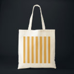 Tote Bag Grilles Verticales Moutarde Jaune Et Blanc Gratté<br><div class="desc">Bandes verticales - moutarde jaune et crème blanc rayé motif.</div>