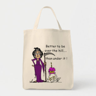 Tote Bag Grim Reaper Humour d'anniversaire