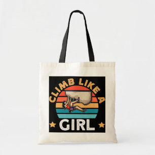 Tote Bag Grimper Comme Une Fille Bouldering Rock Escalade