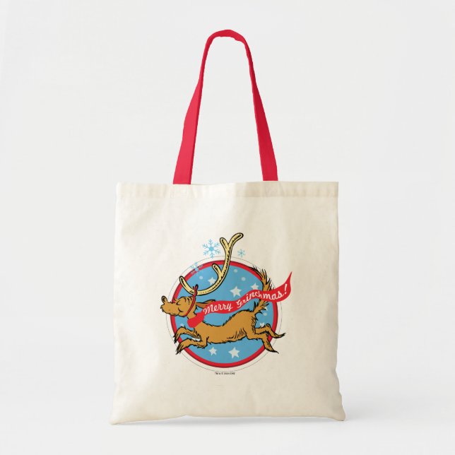 Tote Bag Grinch | Joyeux Grinchmas, Max ! (Devant)
