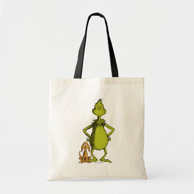 Tote Bag Grinch | Max et posture Grinch (Devant)