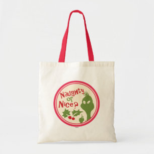 Tote Bag Grinch - Naughty ou Nice ?