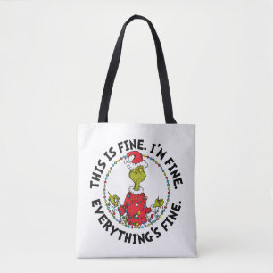 Tote Bag Grinch Tout va bien