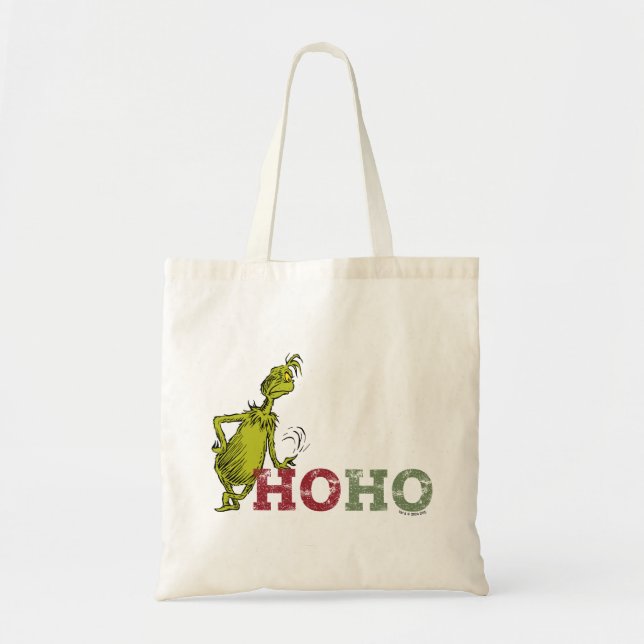 Tote Bag Grinche | Ho Ho Ho (Devant)
