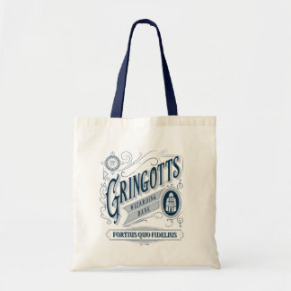 Tote Bag GRINGOTTS Assistant Banque Vintage Graphique