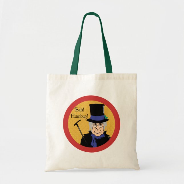Tote Bag Grippe-sou Bah d'Ebenezer ! Fumiste ! (Devant)