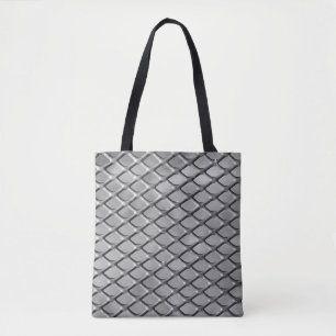 Tote Bag gris arrière - plan Abstrait
