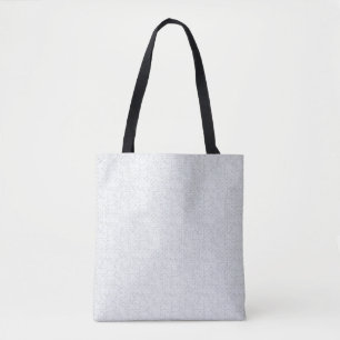 Tote Bag Gris Clair Floral Géométrique Motif Été Moderne