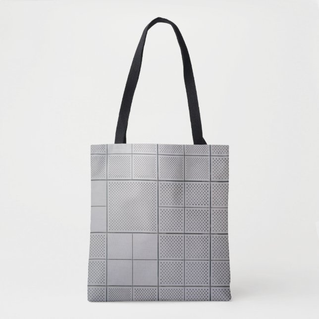Tote Bag Gris numérique (Devant)